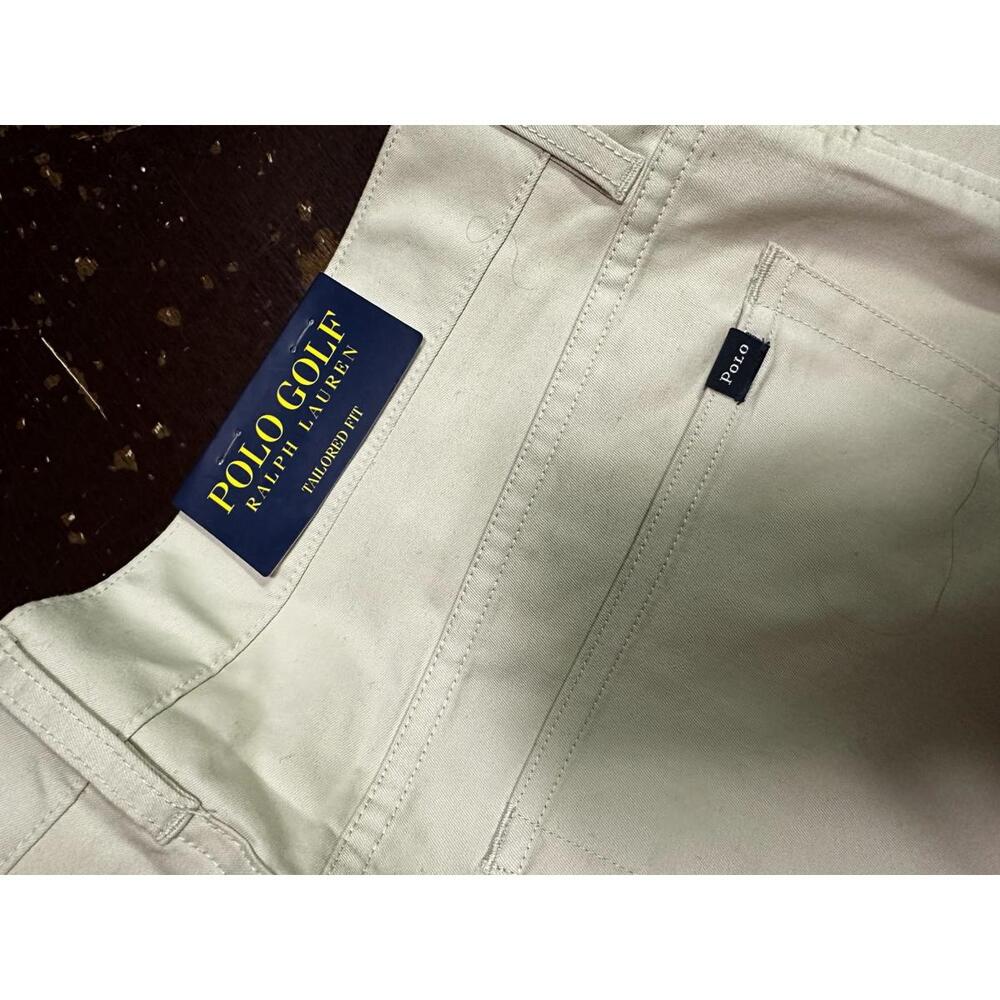 Polo Ralph Lauren Golf Pants Tailored Fit Wicking Stretch Basic Sand 32x32 $125 - Picture 3 of 7